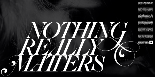 Madonna Nothing Really Matters Typography